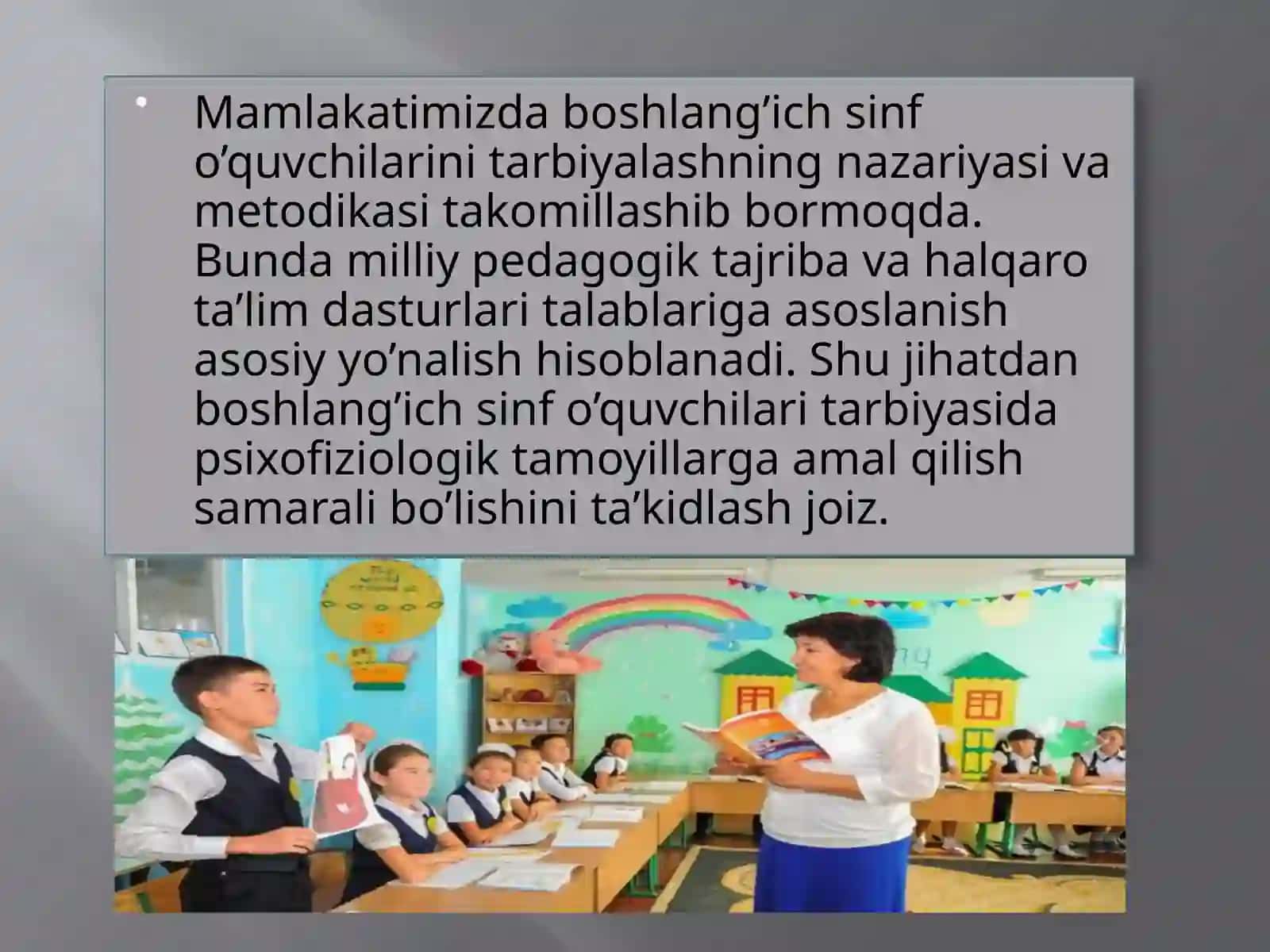 Boshlang’ichs info’quvchilari tarbiyasida psixofiziologik va ijtimoiy ta'moyillar 3