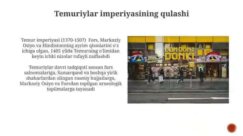 Amir Temur va Temuriylar davri do'rta osiyoning o'rganilishi 3