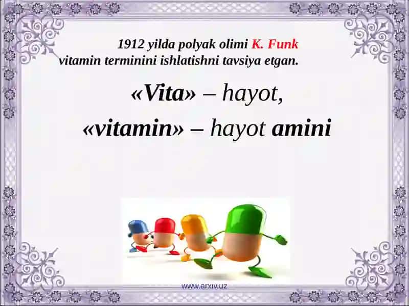 Vitaminlar 3