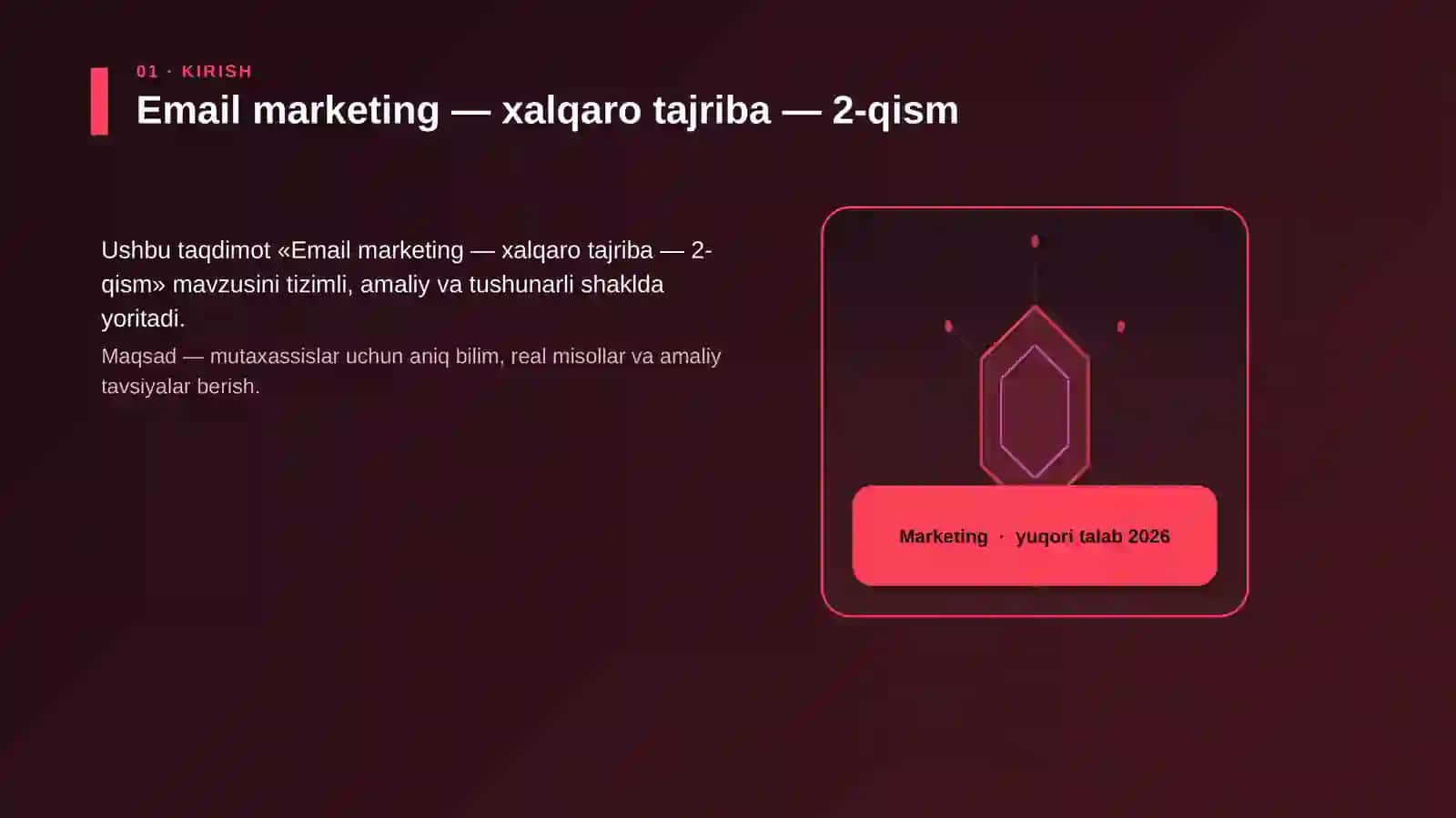Email marketing — xalqaro tajriba — 2-qism 3