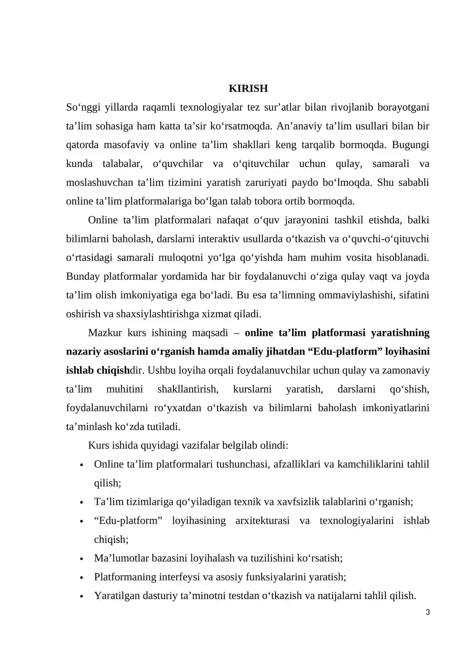 Shaxsiy moliya boshqaruvi ilovasi yaratish mavzusidagi KURS ISHI 3