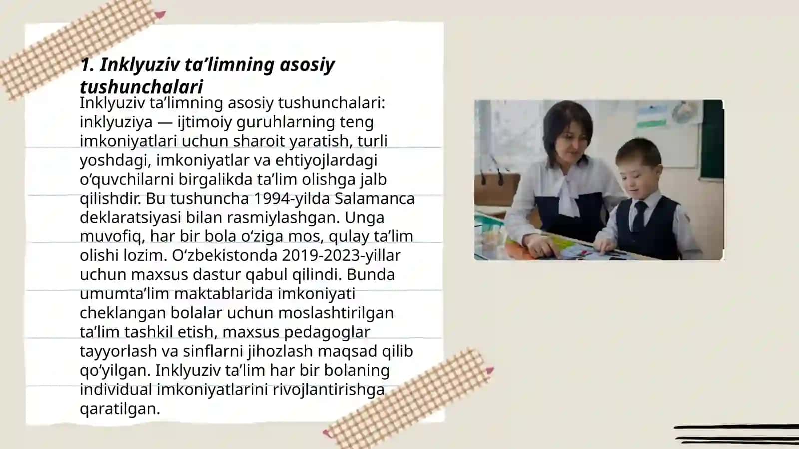 INKLYUZIV TAʼLIMNING MAQSADI VA VAZIFALARI 3