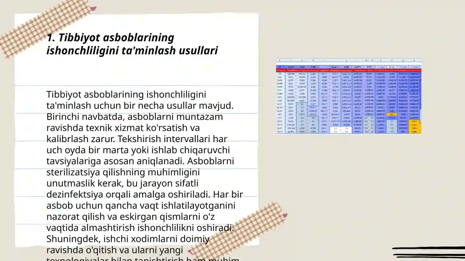 Tibbiyot asboblarining ishonchliligini loyihalash jarayoni tahlili 3