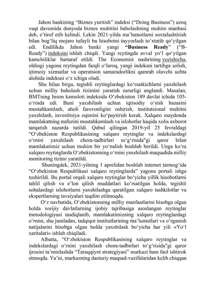 Yangi O‘zbekiston Ijtimoiy-Siyosiy va Iqtisodiy Hayotida O‘zgarishlar 3
