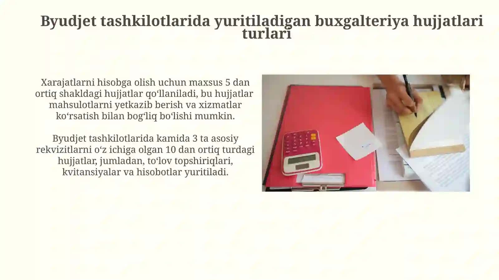 Byudjet tashkilotlarida yuritiladigan hisob hujjatlari hamda registrlari shakllari 3