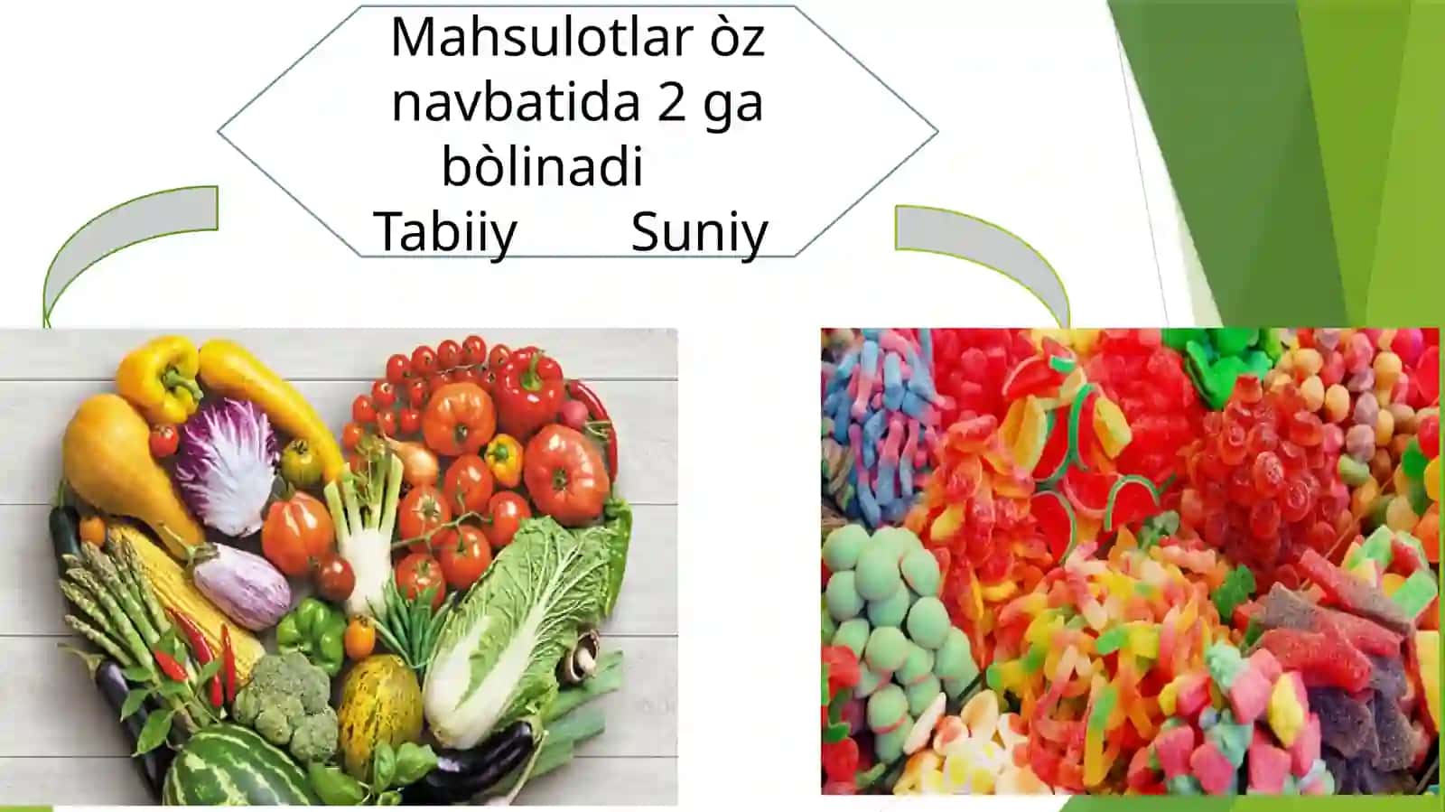 Tabiiy va sun'i mahsulotlar 3