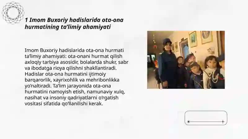 Imom Buxoriy hadislarida ota ona haqida hadislarning pedagogika ahamiyati 3