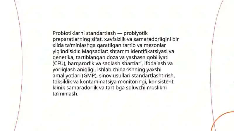 Probiotiklarni standartlash 3