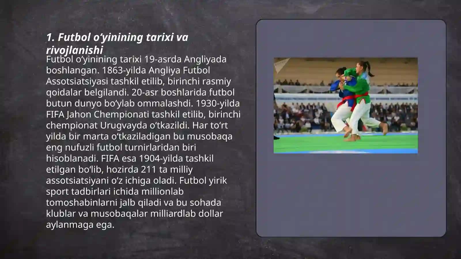 Sport oʻyinlarinig tarixi, texnikasi va taktikasi 3