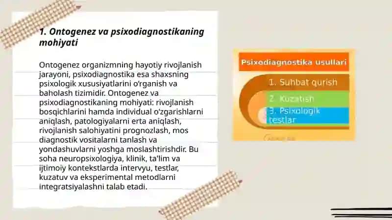 Ontogenezda psixodiagnostika metodlaridan foydalanish 3