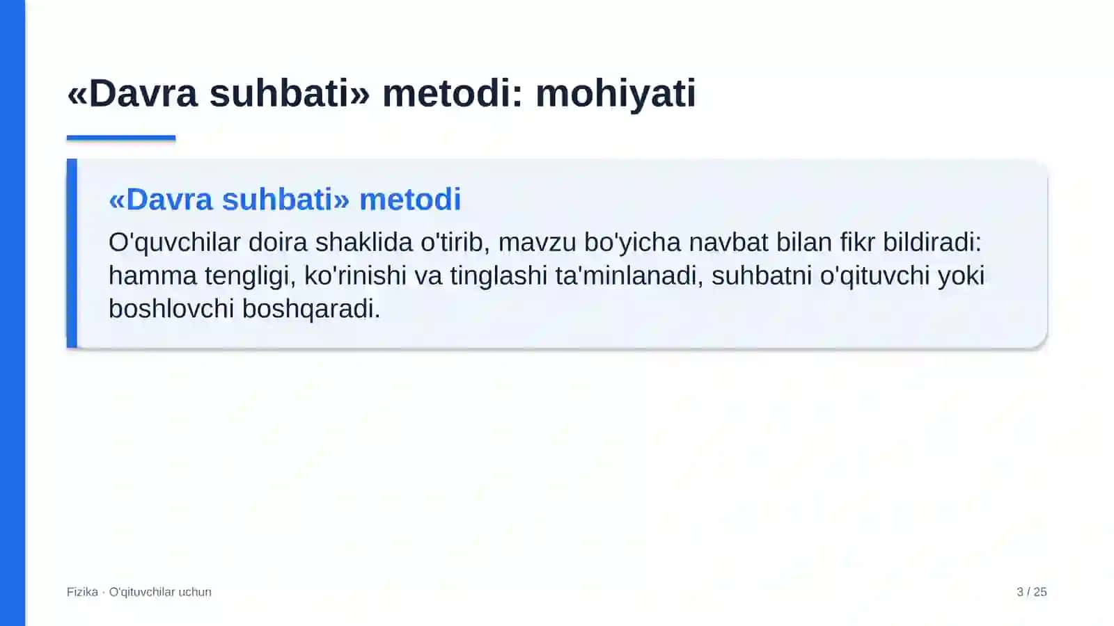 fizika darslarida davra suhbati metodidan foydalanish 4659 3