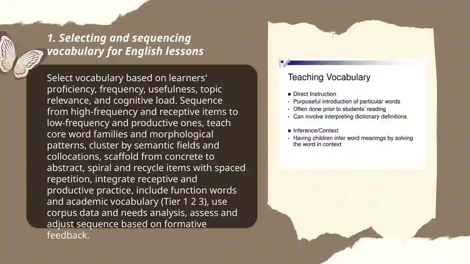 Introducing and teaching vocabulary 3