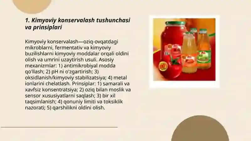 Kimyoviy konservalash usullari 3