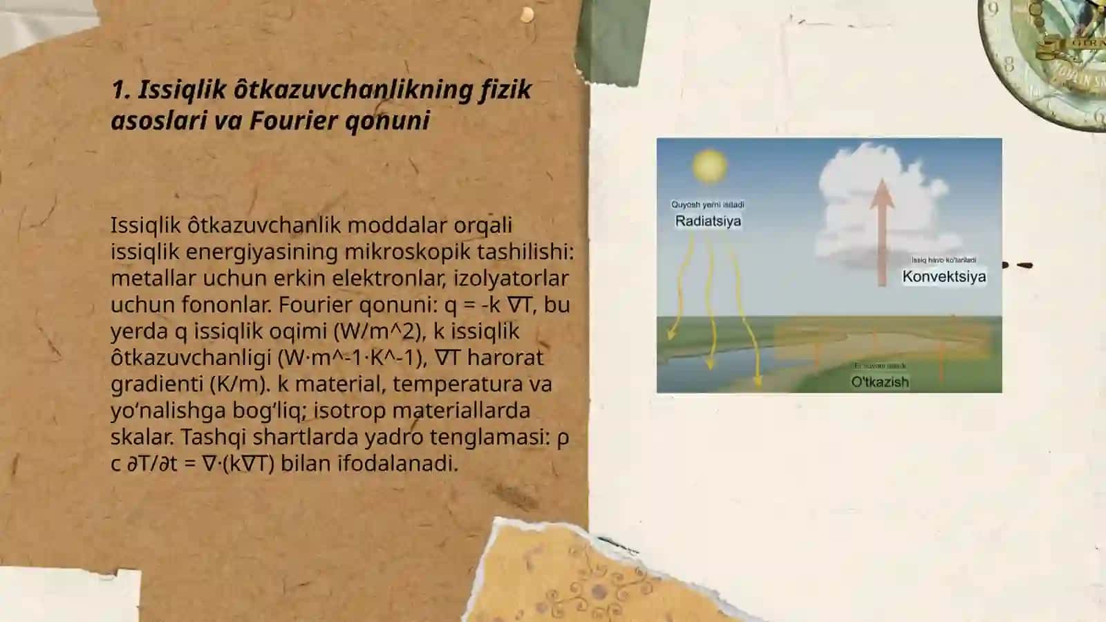 Issiqlik ôtkazuvchanlikni õrganish 3