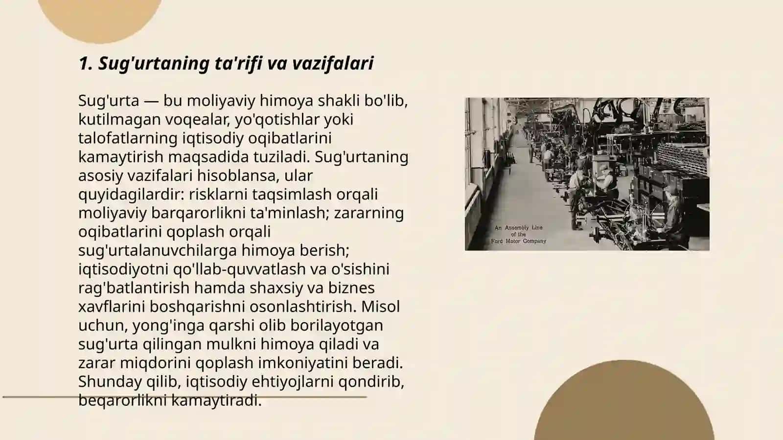Sug'urtaning nazariy asoslari va iqtisodiy mohiyati 3
