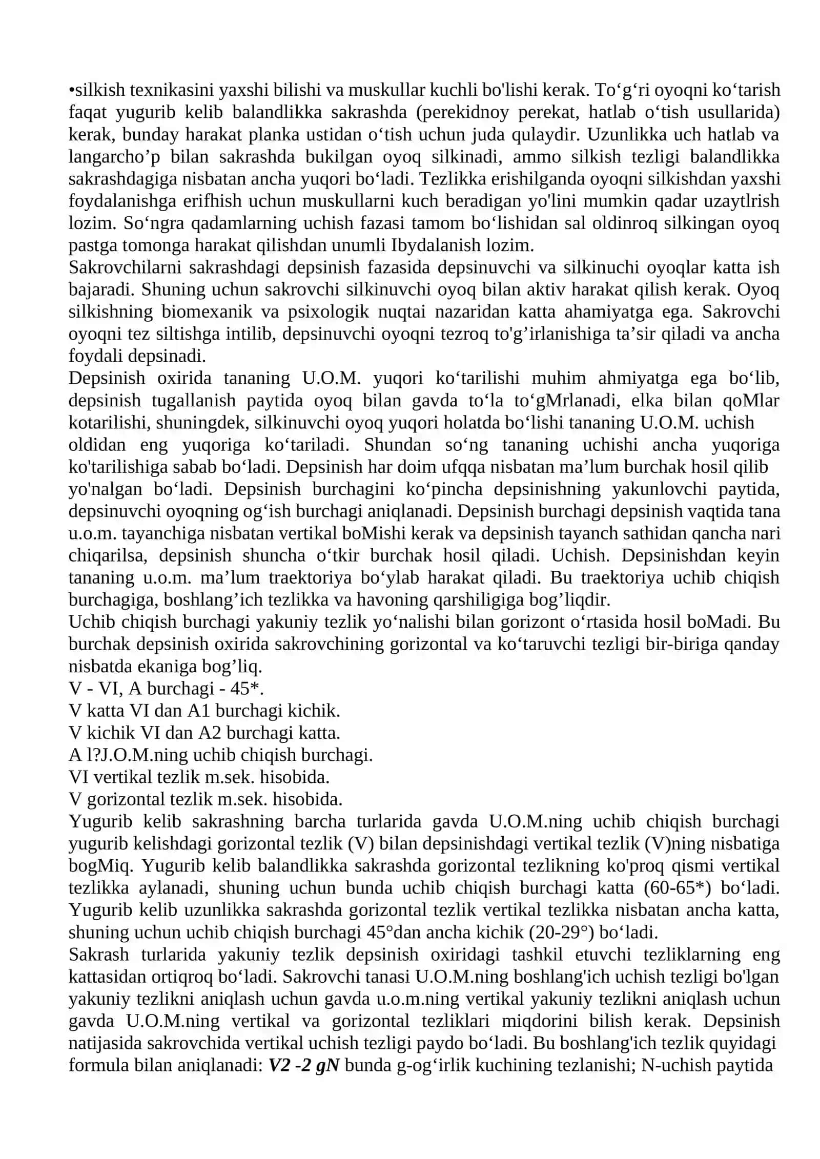 Sakrash va sakrash turlari 3