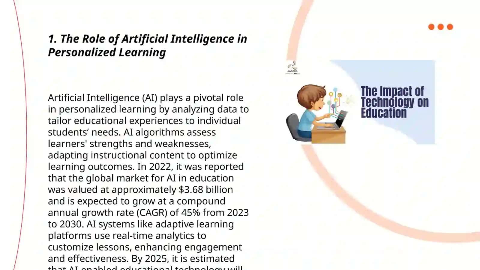 The Role of Artificial Intelligence in Personalized Learning 3