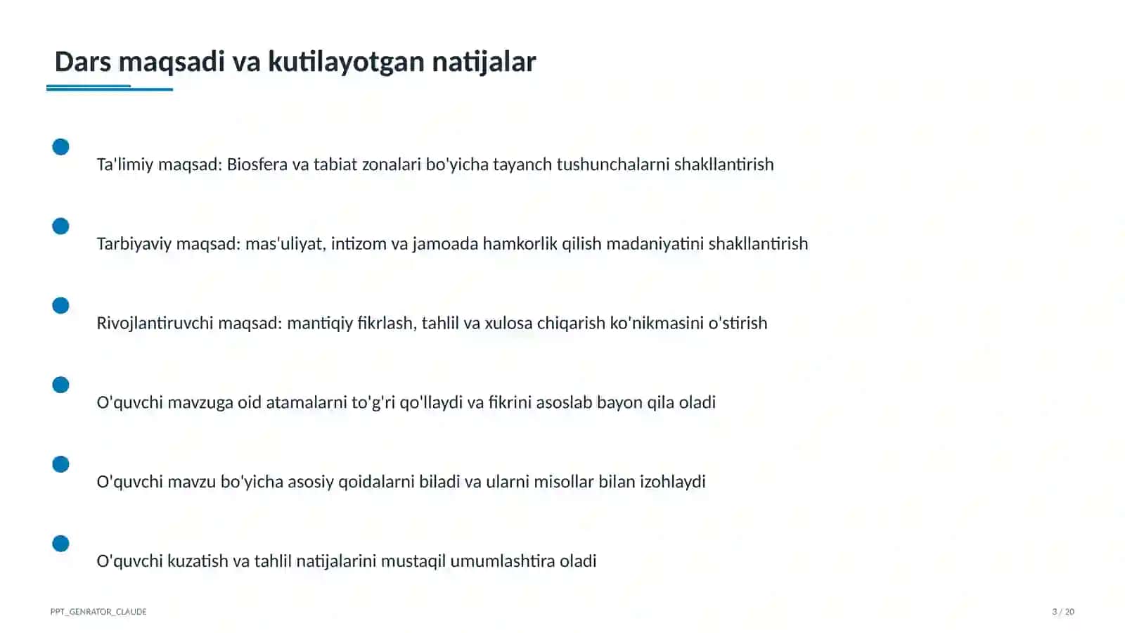 Biosfera va tabiat zonalari (6-sinf) 3