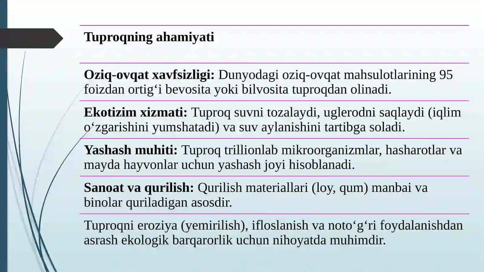 Tuproqdegradatsiyasimuammolarivaatrof-muhitmuhofazasi 3