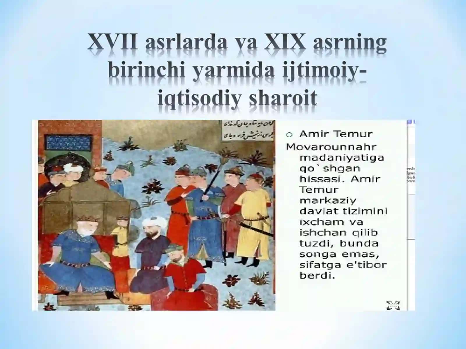 XVII - XVIII asrlar va XIX asrning birinchi yarmida Buxoro, Qo`qon va Xiva xonliklarida ilm - fan taraqqiyoti 3