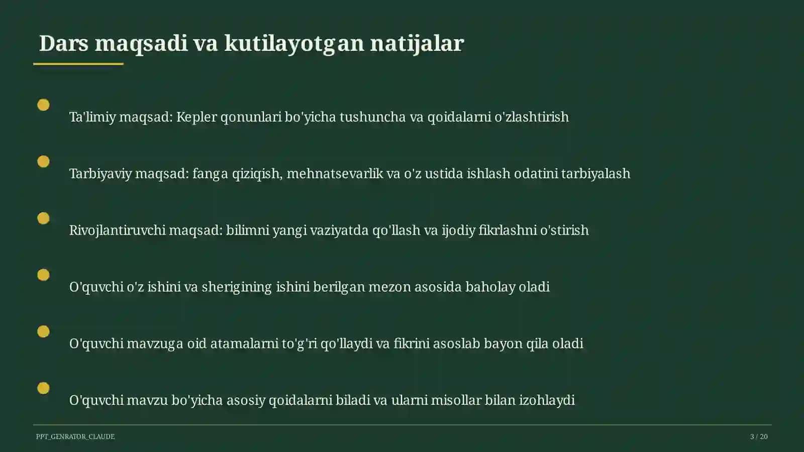 Kepler qonunlari (10-sinf) 3