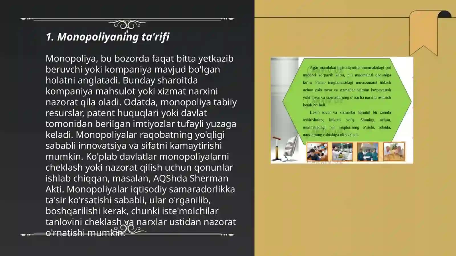 Monopoliyaning iqtisodiy asoslari 3