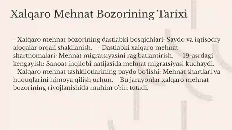 Xalqaro mehnat bozori va uning shakllanishi 3