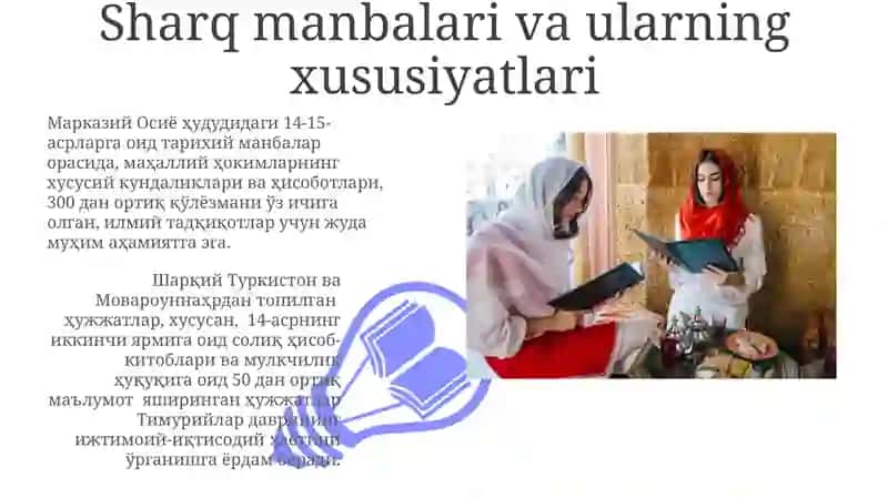 Temuriylar davri tarixshunosligi 3