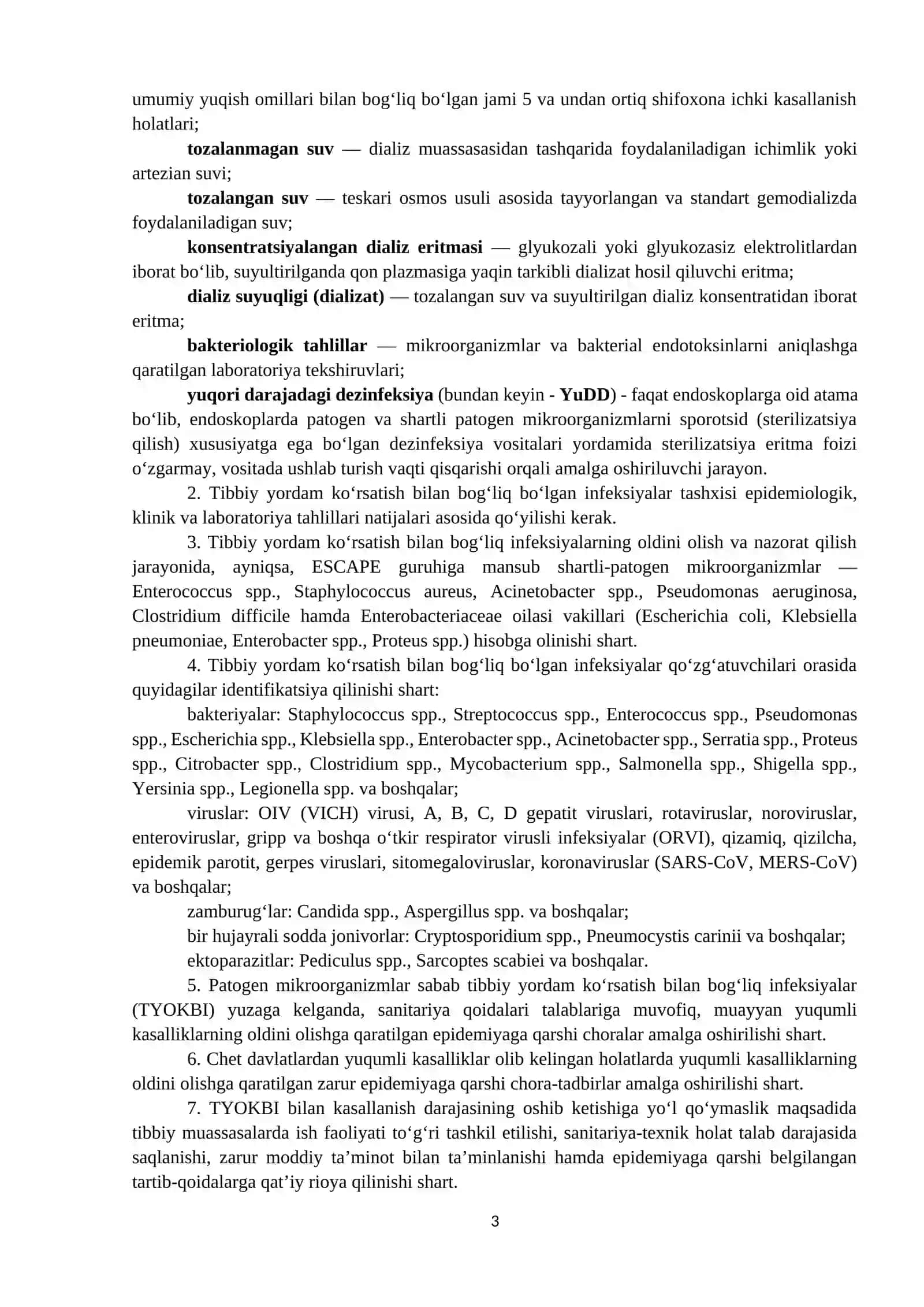 Tibbiy yordam ko'rsatish choralari 3