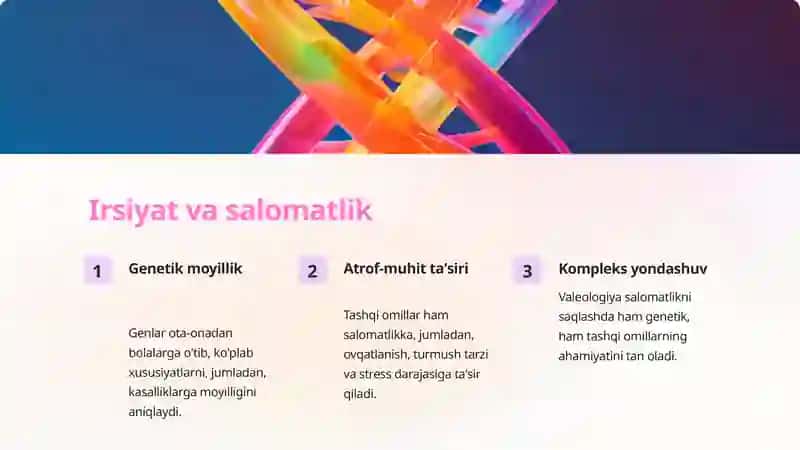 Valeologiyamuammolari-irsiyatvasal Valeologiya muammolari-irsiyat va salomatlik, yaqin qarindoshlar orasida nikohomatlik,yaqinqarindoshlarorasidanikoh 3