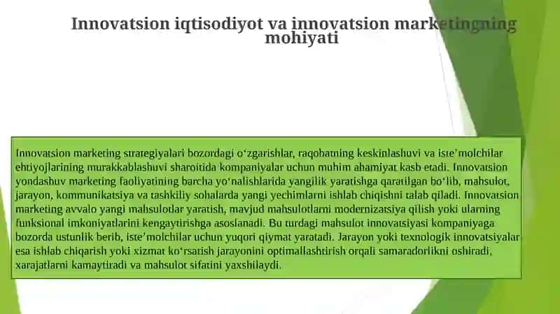 Innovatsion Marketingning Ko'rsatuv Stratejilari 3