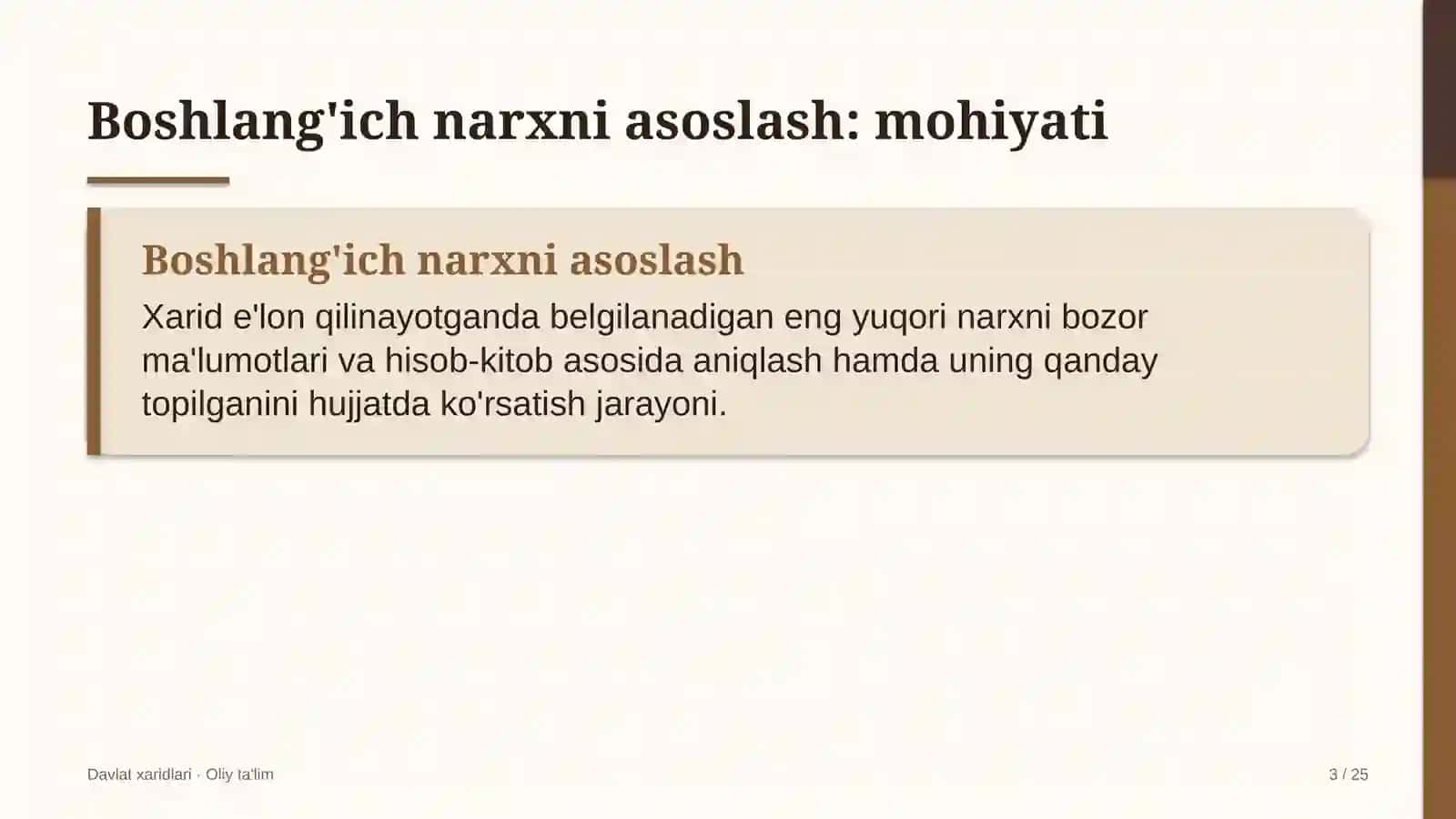 me'moriy yodgorliklarni ta'mirlashda boshlang'ich narxni asoslash 1835 3