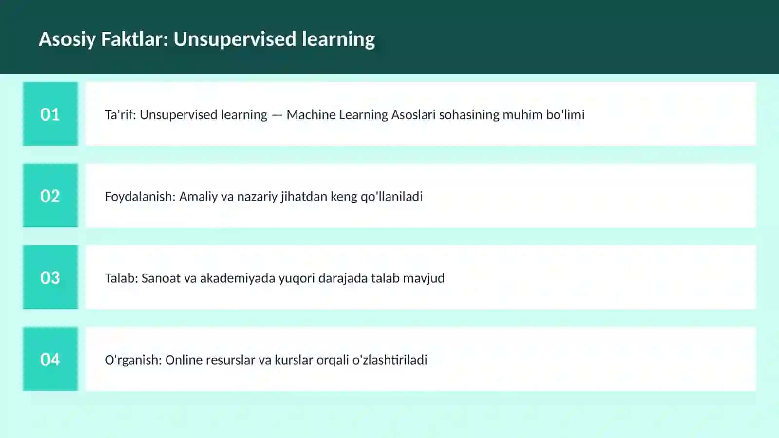 AI | MACHINE LEARNING ASOSLARI 3