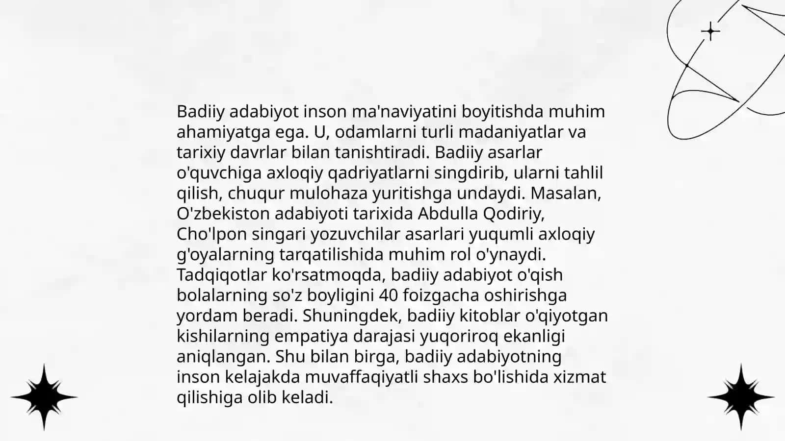 Badiiy adabiyotning ikki yoqlama mohiyati 3