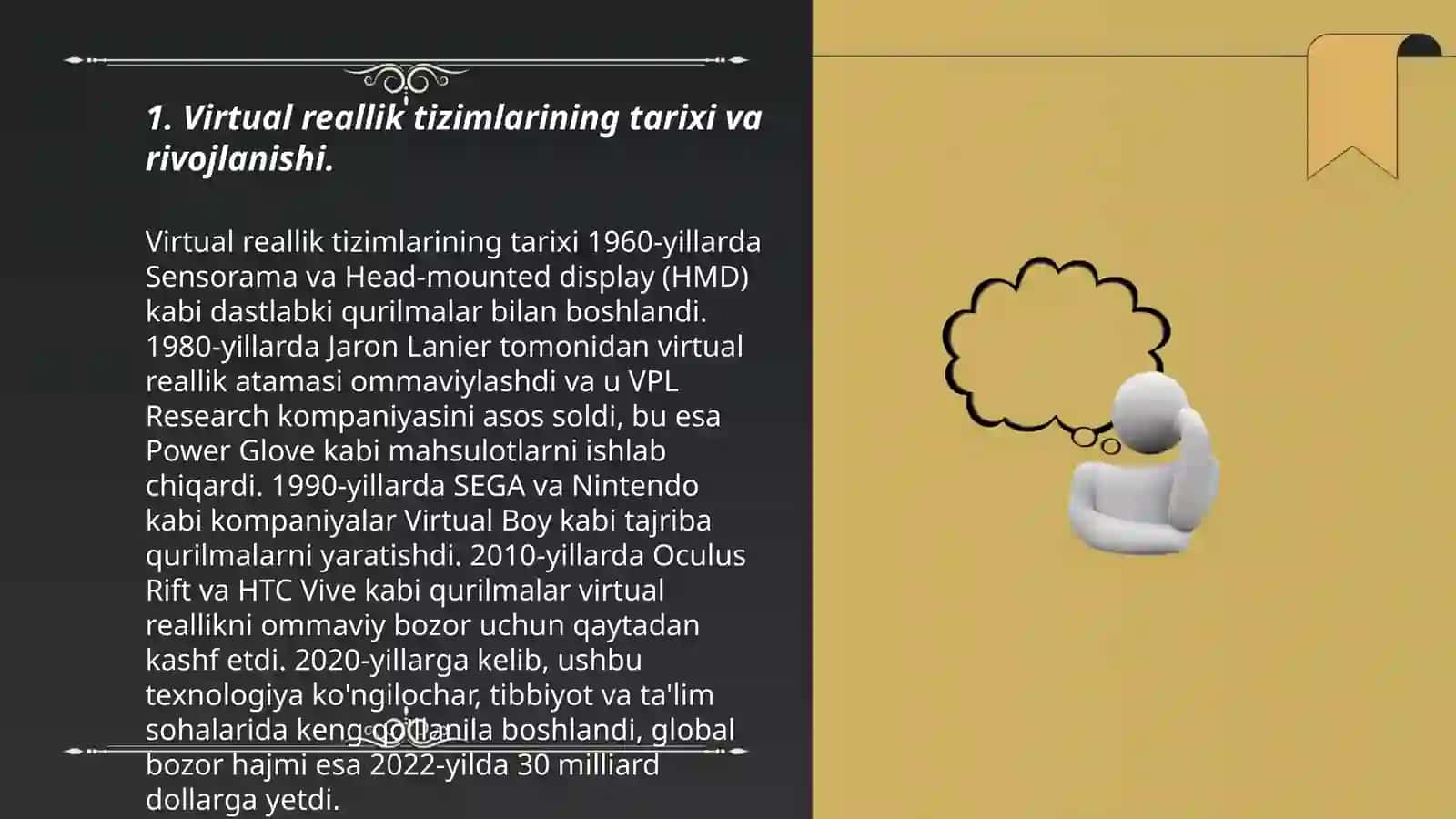 Virtual reallik tizimlari va undan oliy ta'lim tizimida foydalanish metodikasi 3
