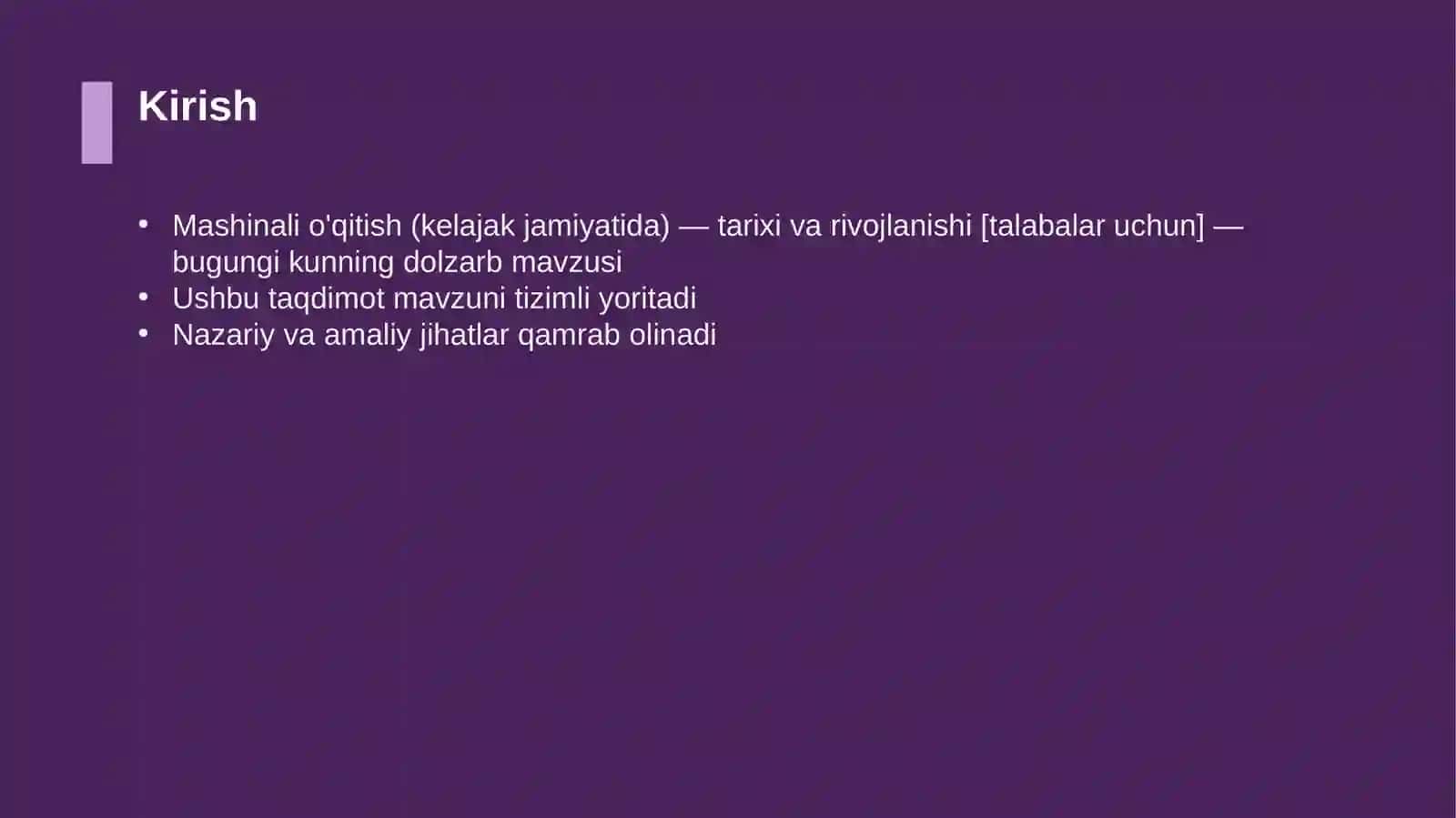 Mashinali o'qitish (kelajak jamiyatida) — tarixi va rivojlanishi [talabalar uchun] 3