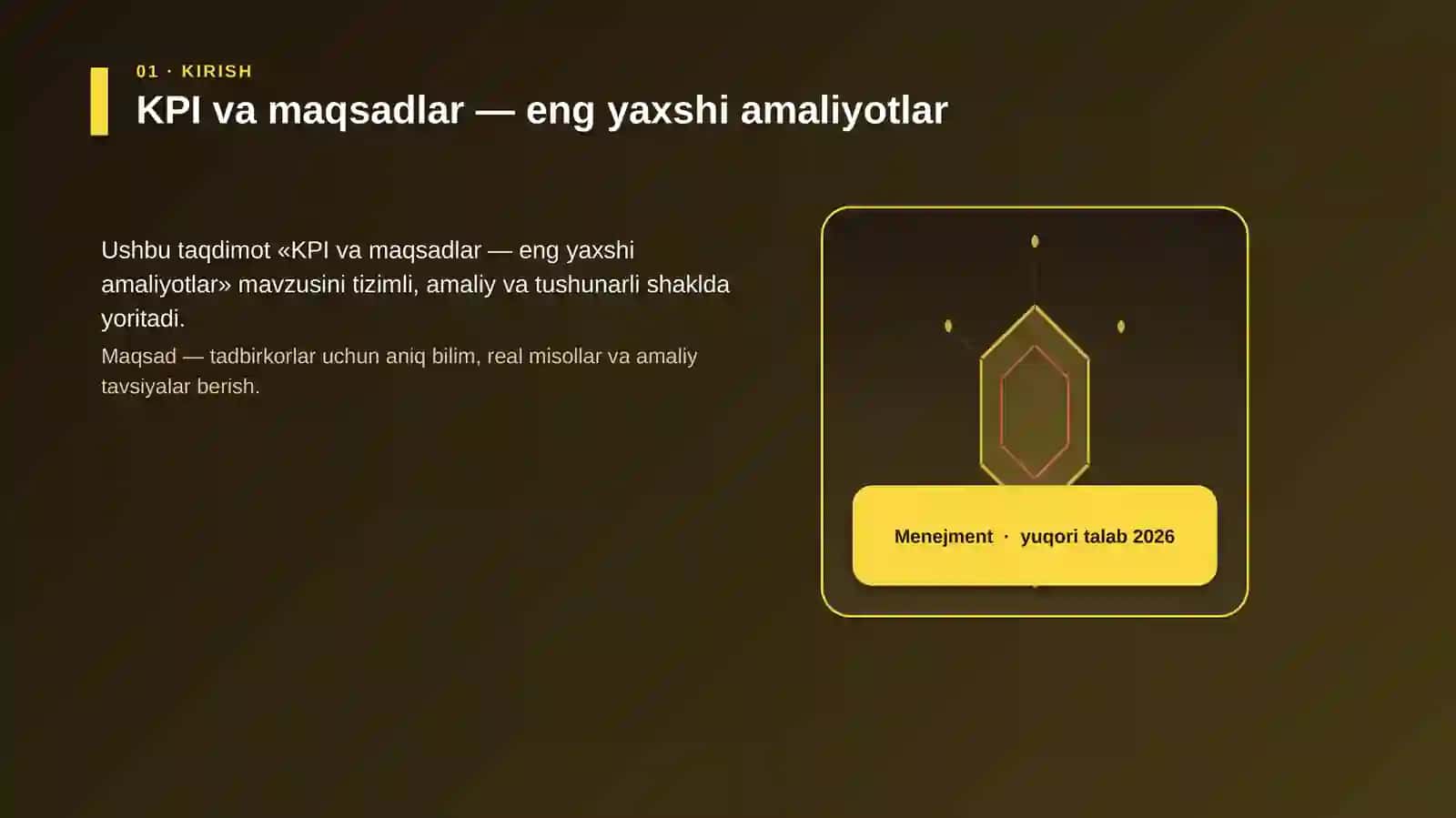 KPI va maqsadlar — eng yaxshi amaliyotlar 3