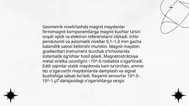 Geometrik nivelirlashda magnit maydonlarning tadqiqoti 3