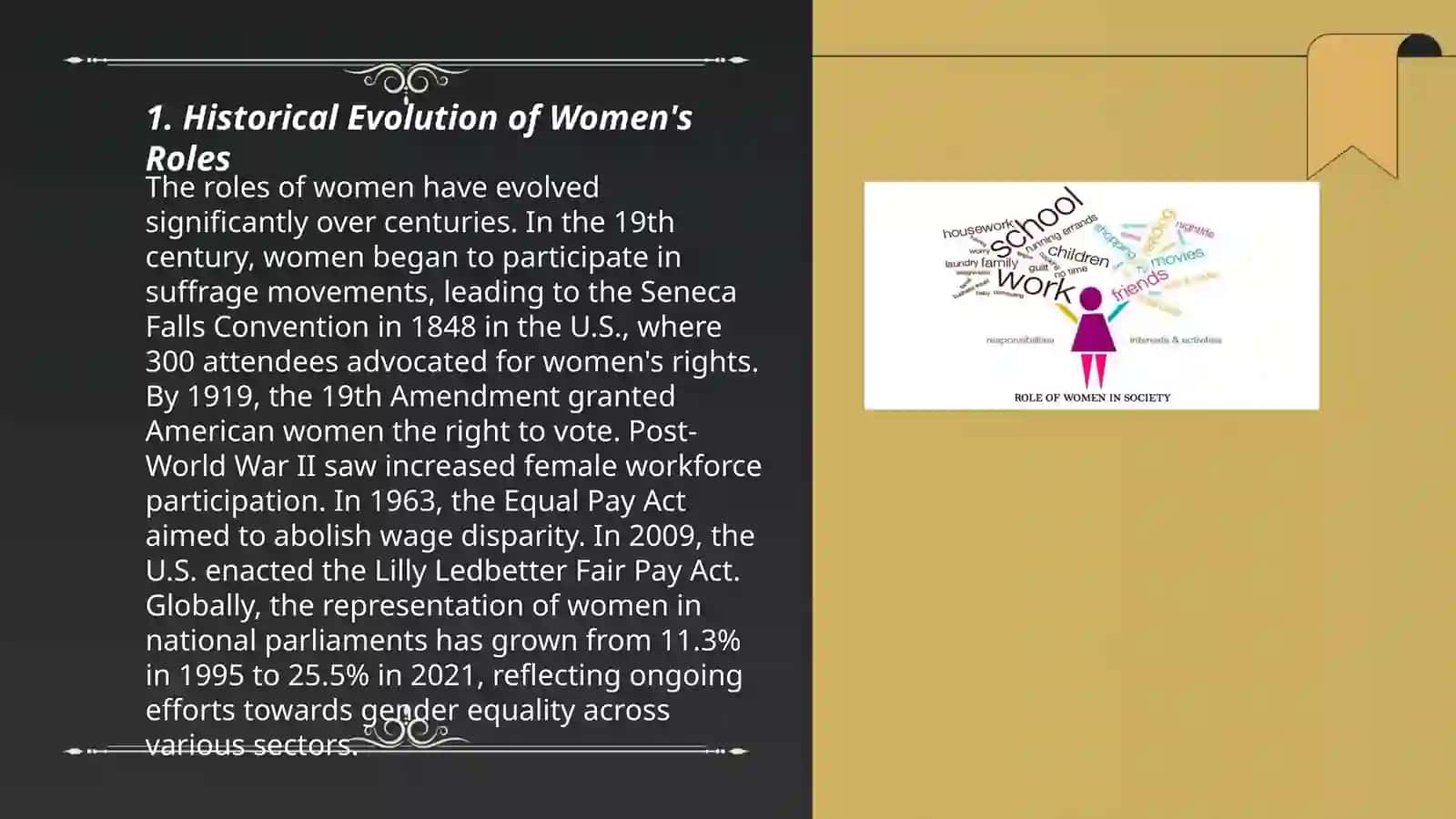 Role of women in society 3