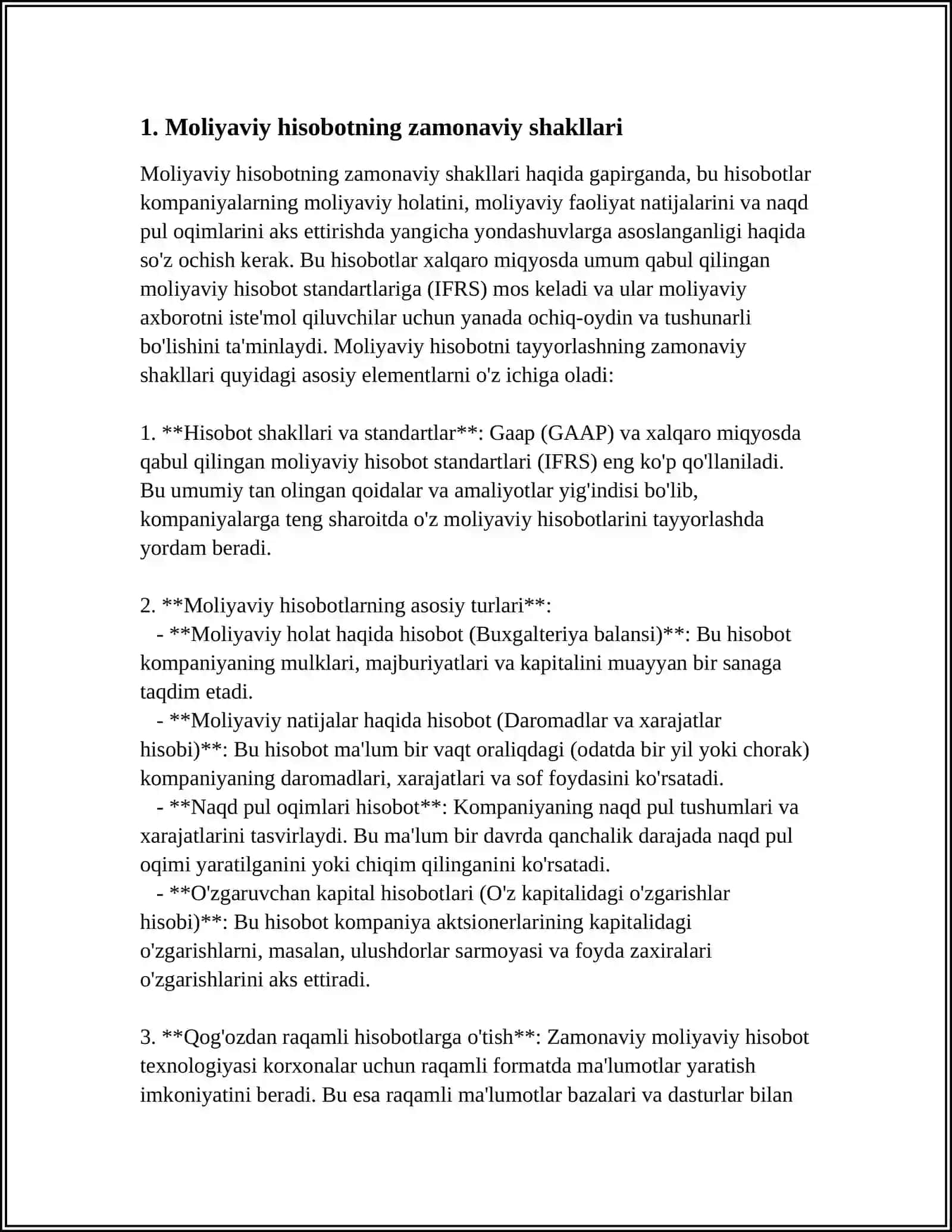 ZAMONAVIY SHAROITLARDA MOLIYAVIY HISOBOT 3