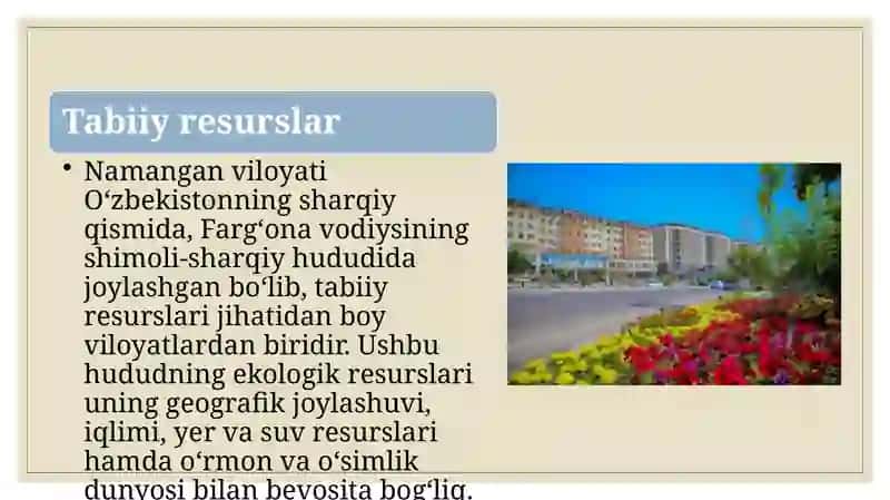 Namangan viloyati niekologik resurslari 3