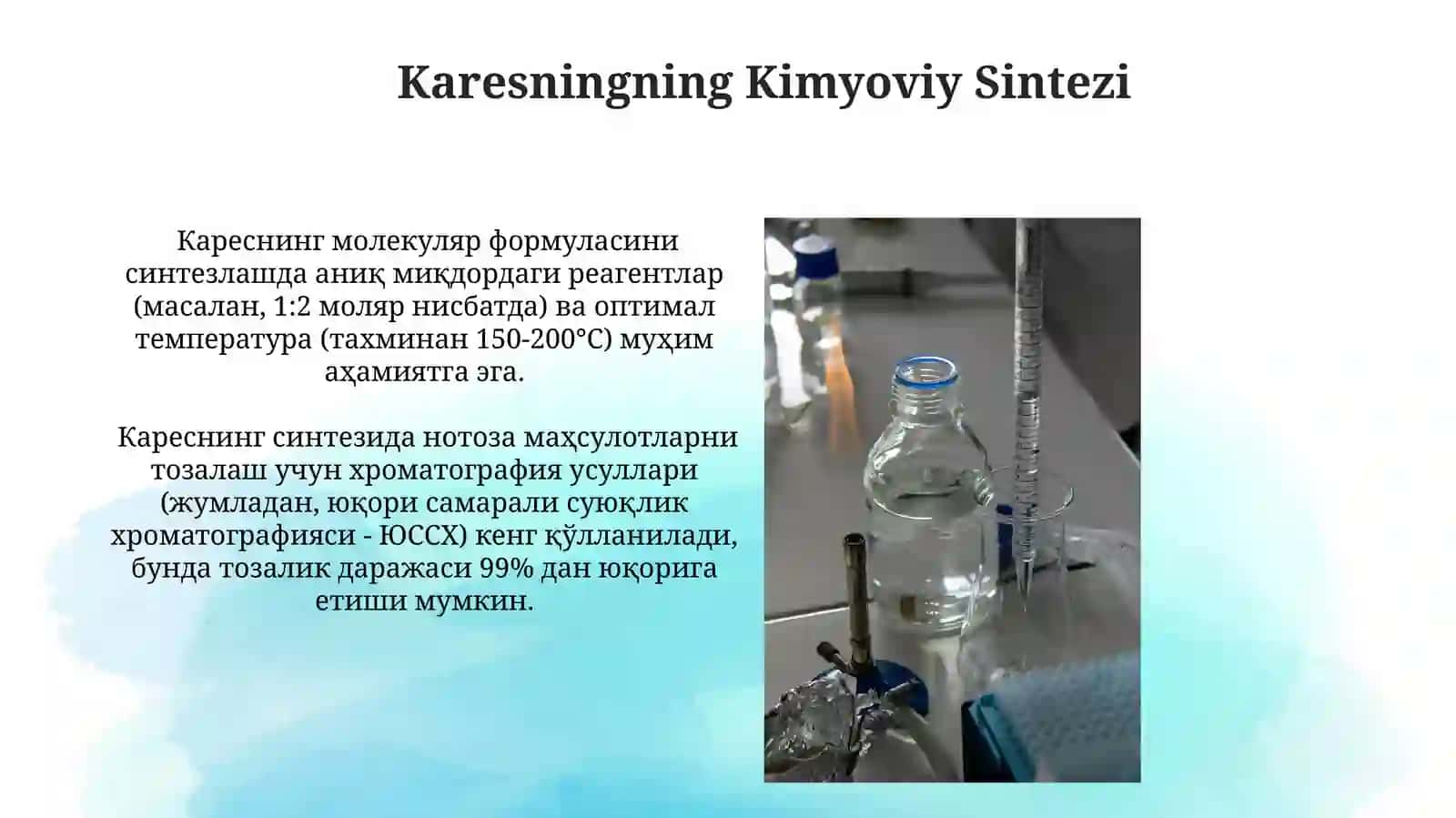 Karesning tibbiy kimyoga bogliqligi 3