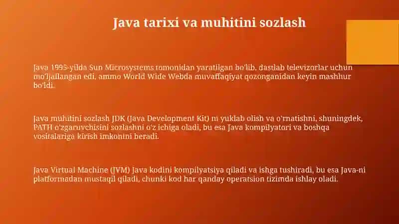 Java asoslari 3