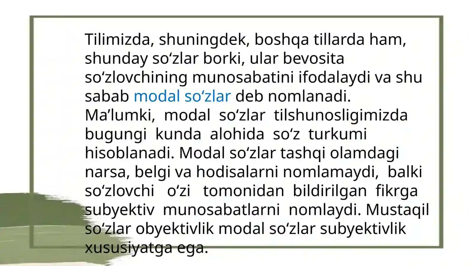 Modal So'zlarning nutqdagi ahamiyati 3