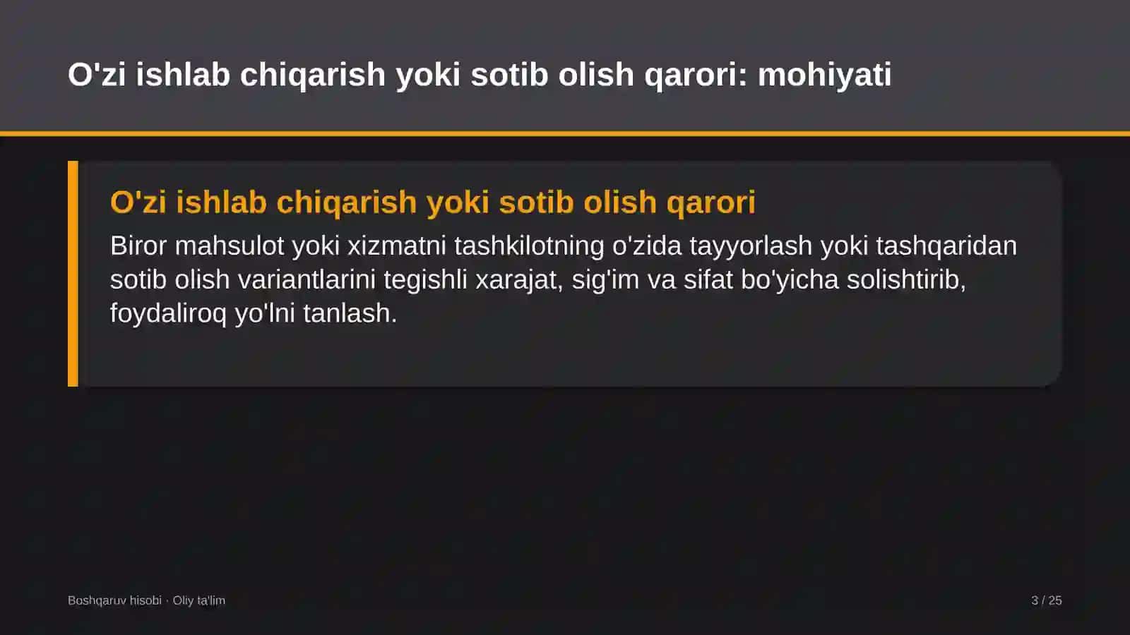 axborot texnologiyalari sohasida ishlab chiqarish yoki sotib olish qarorini asoslash 1340 3
