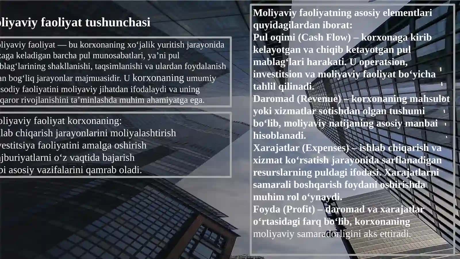 kichik biznes va xususiy tadbirkorlik subyektlarining moliyaviy faoliyati 3