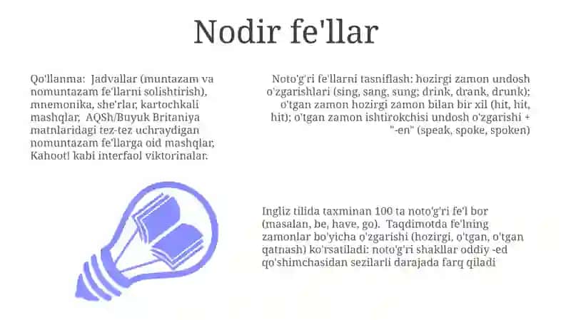 Irregular Verb Presentation 3