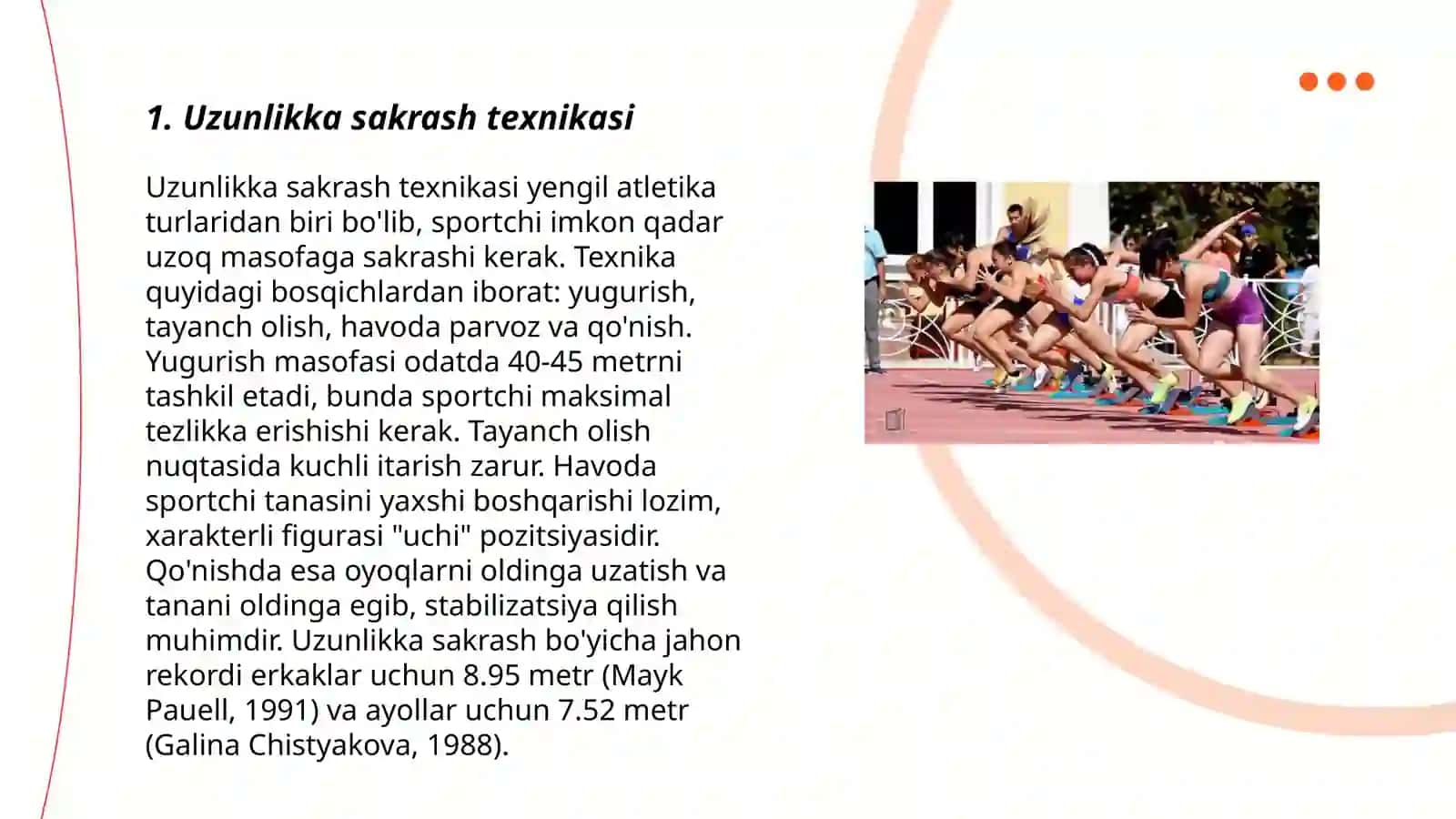 Uzunlikka Sakrash Texnikasi 3