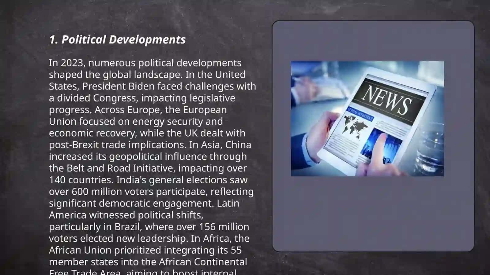 Political Developments in 2023 3