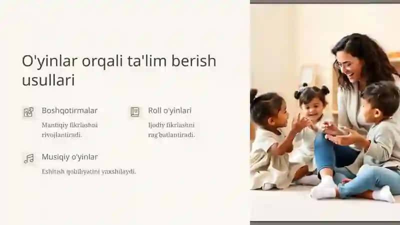 Kichik maktab yoshidagi bolalar uchun oʻyinlar 3